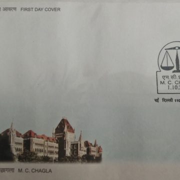 First Day Cover 01 Oct. '04 Justice M.C. Chagia (Judge & Statesman).(FDC-2004)