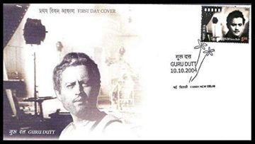 First Day Cover 10 Oct. '04 Guru Dutt (Film Maker & Actor).(FDC-2004)