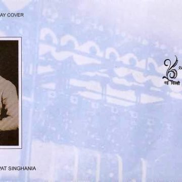 First Day Cover 03 Feb. '05 Birth Centenary of Padampat Singhania (Industrialist & Philanthropist).(FDC-2005)