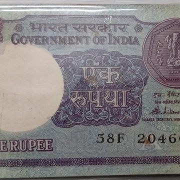 1 Rupee Bundle notes Governor S.VENKITARAMANAN Inset A (1986) UNC (100 Notes)601
