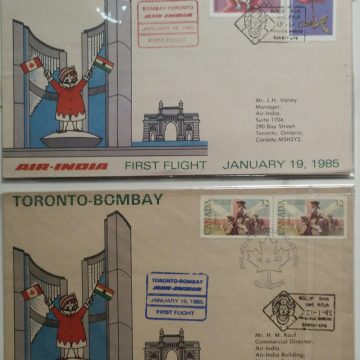 Toronto -Bombay(Single Flight Cover)