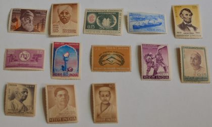1965 Complete year pack  13 Stamp (Hinged/Gum washed) | Indian Postage Stamps | Indian Coins | Old Indian Currency | Rare Indian Coins | Numismatic Collection India