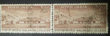 Nalanda College. College, Institution, Education, Centenary, 20 P. (Set of 2 Stamps) - Used Stamp