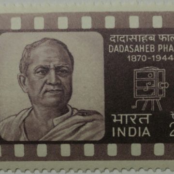 Dadasaheb Phalke. Personality, Cinema, Film Producer, Film Director, Screenwriter, Movie Camera, Cinema Film, Awards, 20 P.  (Hinged/Gum washed stamp)