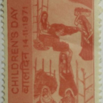Childrens Day. Childrens Day, Women at Work, 20 P. (Hinged/Gum washed stamp)