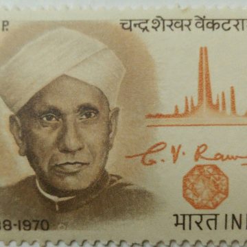C V Raman. Personality, Physicist, Scientist, Autograph, Nobel Laureate, Raman Effect, Bharat Ratna, Diamond, 20 P. - MNH Stamp