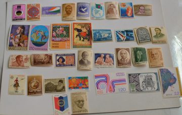 1973 Complete year pack 34 Stamp (Hinged/Gum washed)
