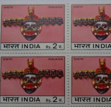 Ravana(Block of 4 TL Stamp)