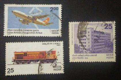 1976's Used Stamps Set of 3 | Indian Postage Stamps | Indian Coins | Old Indian Currency | Rare Indian Coins | Numismatic Collection India