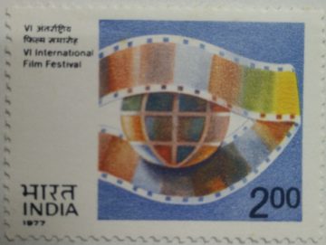 6th International Film Festivaql of India  (Hinged/Gum washed stamp)