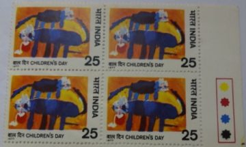 Cats  (Block of 4 TL Stamp)