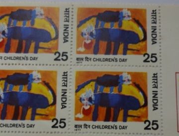 Cats  (Hinged gumwash Block of 4 TL)