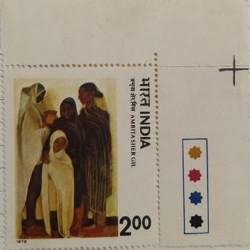 Modern India Paintings - Amrita Shergil. PaintingHill WomenRs. 2 (Hinged/Gum Wash)