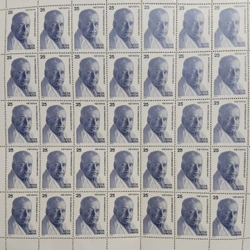 Bhai Paramanand. Personality, Freedom Fighter, 25 P.  (Hinged/Gum washed stamp Fullsheet -35 Stamps)
