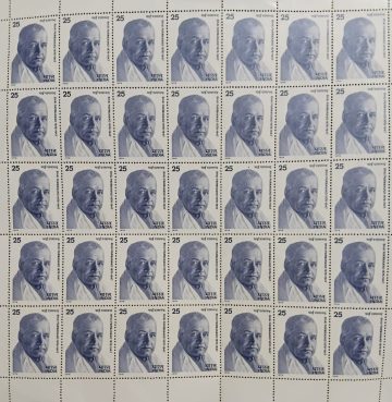 Bhai Paramanand. Personality, Freedom Fighter, 25 P.  (Hinged/Gum washed stamp Fullsheet -35 Stamps)