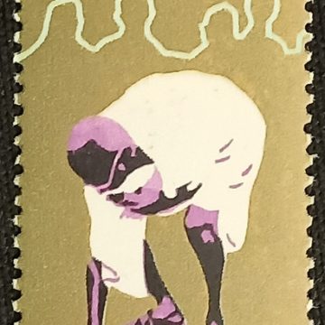 50th Anniv.of Dandi march Picking salt_Cut Setenant