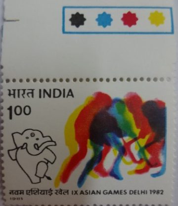 Stylissed Hockey Player & Mascot  (Hinged/Gum Wash)