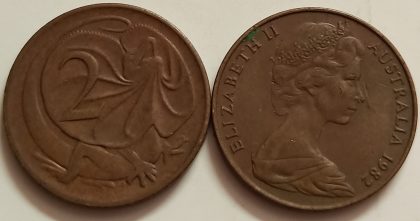 Australia 2 cent 1982(used) | Indian Postage Stamps | Indian Coins | Old Indian Currency | Rare Indian Coins | Numismatic Collection India