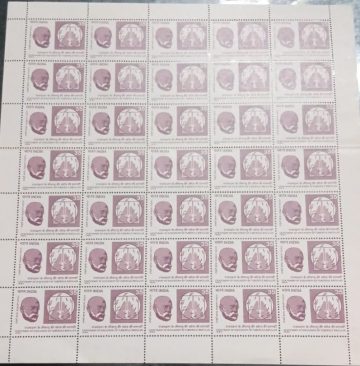 Centenary of Robert koch`s Rs.25p- MNH (Stamp Full Sheets - 35stamps)
