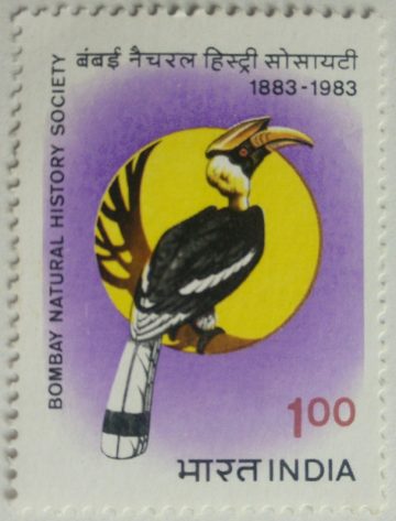 Centenary of Bombay Natural Histiry socirty (Hinged/Gum washed stamp)