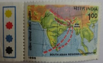 Map Showing Member Countries (Traffic Light Stamp)