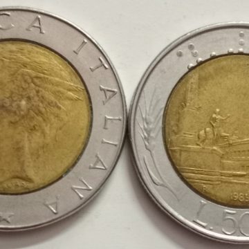 ITALY 500 LIRE 1985 (used)