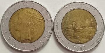 ITALY 500 LIRE 1987 (used)