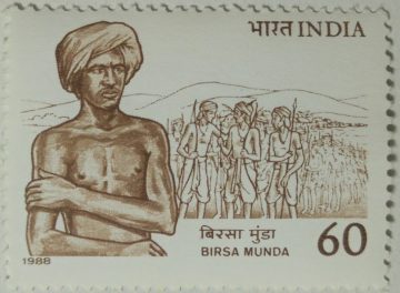 Birsa Munda. (Hinged/Gum washed stamp)