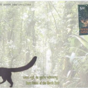 First Day Cover 01 Oct. '09 Rare Fauna of North East India.(FDC-2009)
