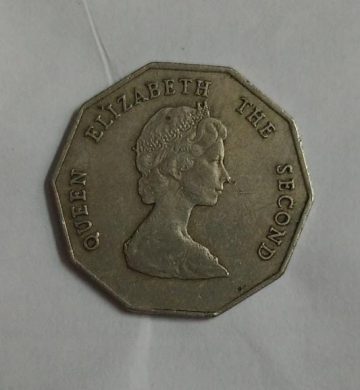 East Caribbean States 1 Dollars 1989 (Used)