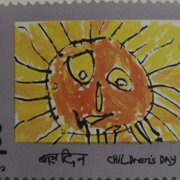 Natinal children's Day.  (Hinged/Gum washed stamp)