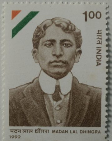Madanlal Dhingra Personality, Revolutionary, Freedom Fighter  (Hinged/Gum washed stamp)