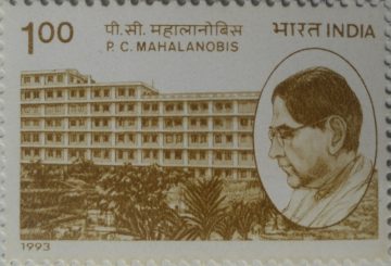 Birth centenary of Prof.Prasanta chandra mahalanobis  (Hinged/Gum washed stamp)