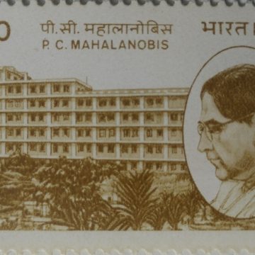 Birth centenary of Prof.Prasanta chandra mahalanobis  (Hinged/Gum washed stamp)