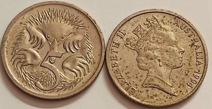 AUS_1994_5 Cent (used) Old Foreign Coins | Rare Foreign Coins | Numismatic Collection