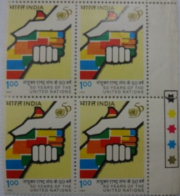 Handshake (Block of 4 TL Stamp)