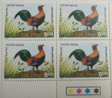 Gallus gallus Linn (Block of 4 TL Stamp)