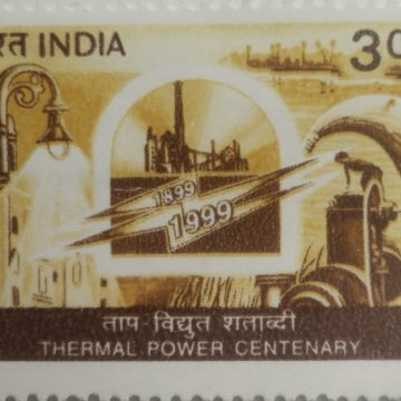 Thermal Power Centenary , Event Rs.3  (Hinged/Gum washed stamp)