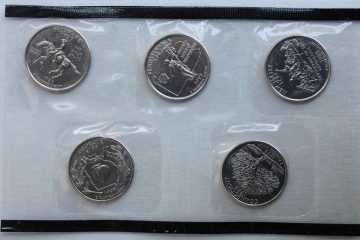 United States Quarter Dollars Set of 5 State Coins 1999 UNC
