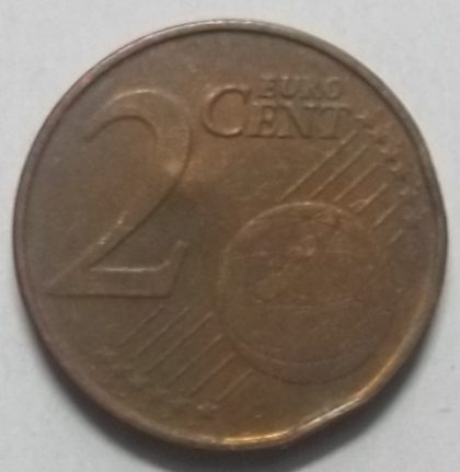 2 Cent EURO 2000_(used) | Indian Postage Stamps | Indian Coins | Old Indian Currency | Rare Indian Coins | Numismatic Collection India