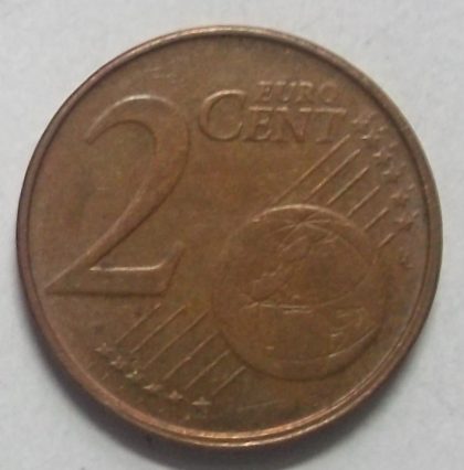2 Cent EURO 2001_Beatrix Koningin Der Nederlanden (used) | Indian Postage Stamps | Indian Coins | Old Indian Currency | Rare Indian Coins | Numismatic Collection India