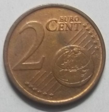 2 Cent EURO 2002_(used) | Indian Postage Stamps | Indian Coins | Old Indian Currency | Rare Indian Coins | Numismatic Collection India