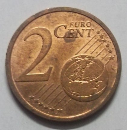 2 Cent EURO 2007_(used) | Indian Postage Stamps | Indian Coins | Old Indian Currency | Rare Indian Coins | Numismatic Collection India