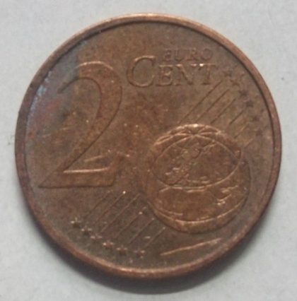 2 Cent EURO 2008_ESPANA (used) | Indian Postage Stamps | Indian Coins | Old Indian Currency | Rare Indian Coins | Numismatic Collection India