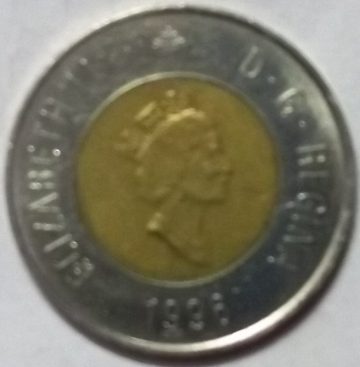 2 Dollars Canada 1996 Elizabeth II D.G Regina (used)