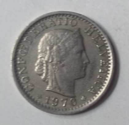 SWITZERLAND 20 Rappen 1976 Confoederatio Helvetica (used) | Indian Postage Stamps | Indian Coins | Old Indian Currency | Rare Indian Coins | Numismatic Collection India
