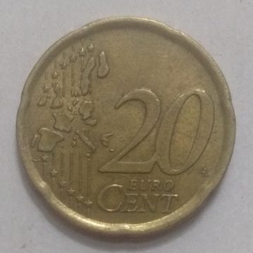 20 Cent EURO  1999_ESPANA Cervantes (used)