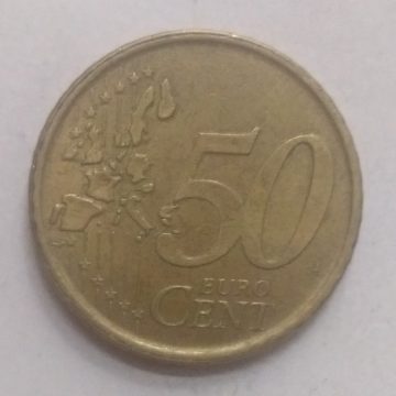 50 Cent EURO  2001_ESPANA Cervantes (used)