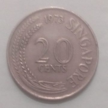 20 Cents 1973 Singapore/ Singapore (used)