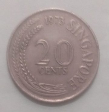 20 Cents 1973 Singapore/ Singapore (used)